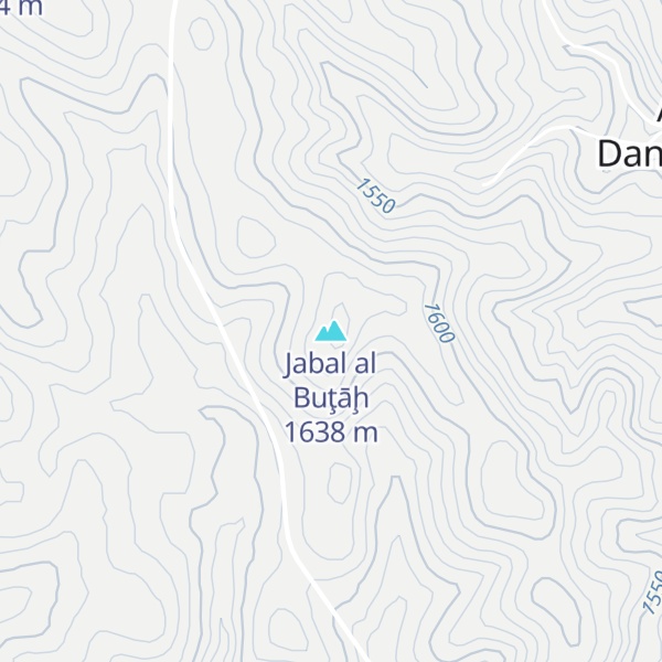 Map of Jabal al Buţāḩ