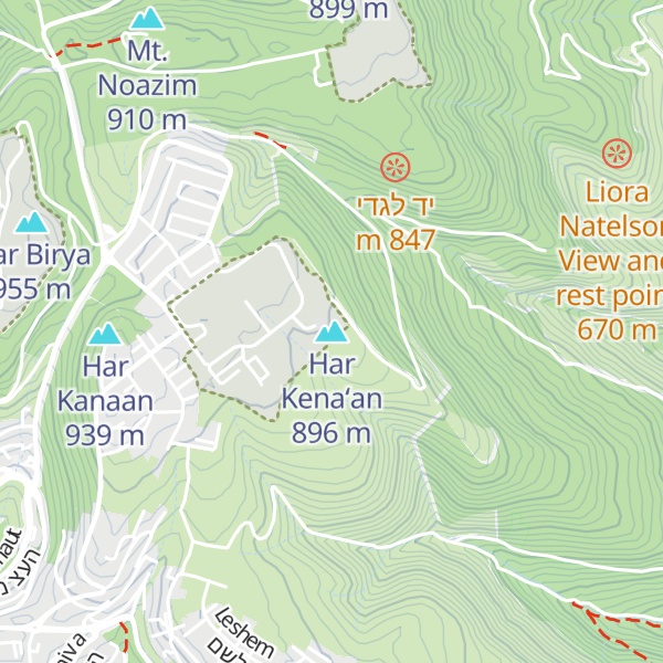 Map of Har Kena‘an
