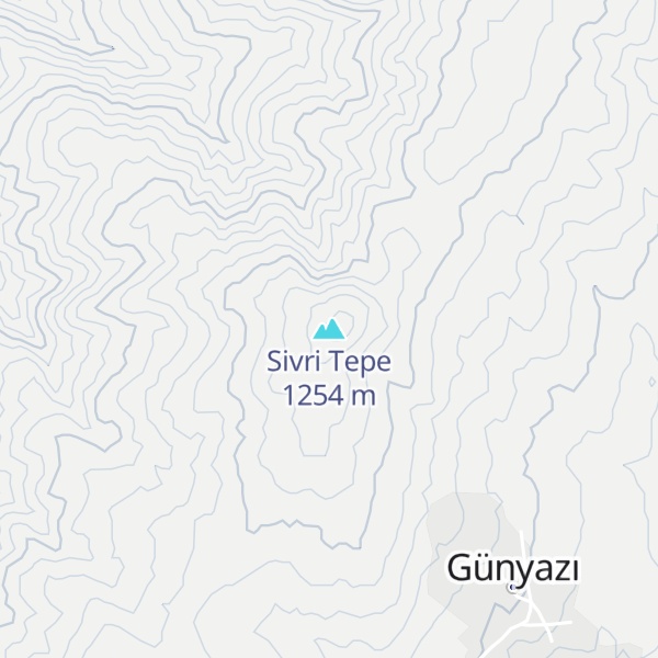 Map of Sivri Tepe