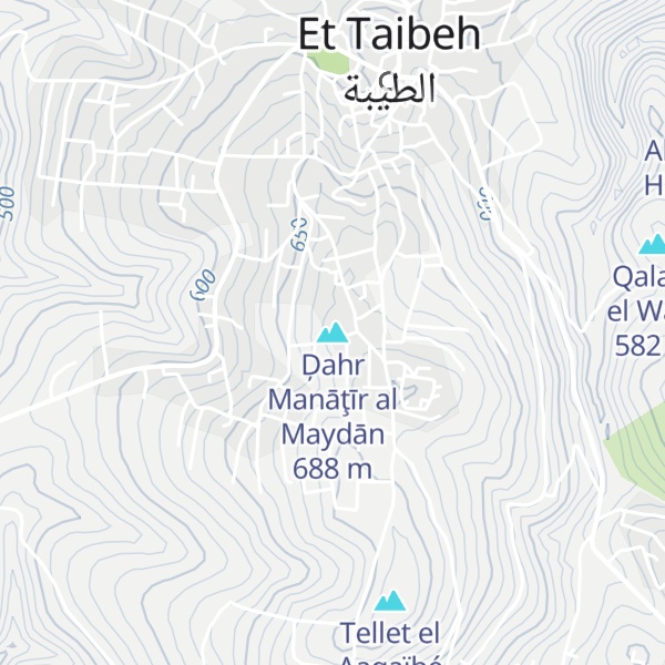 Map of Ḑahr Manāţīr al Maydān
