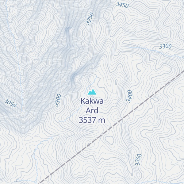 Map of Kakwa Ard