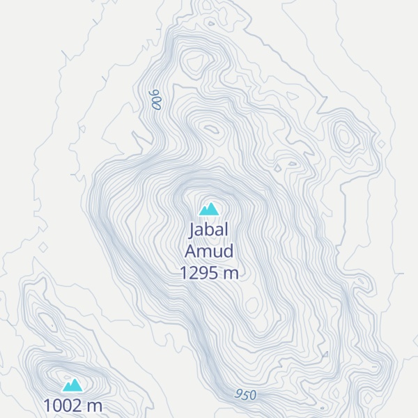 Map of Jabal Amud