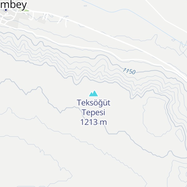 Map of Teksöğüt Tepesi
