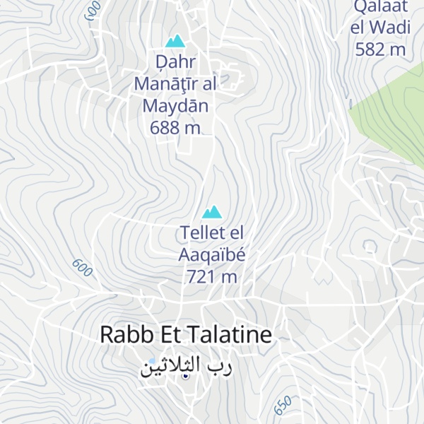 Map of Tellet el Aaqaïbé