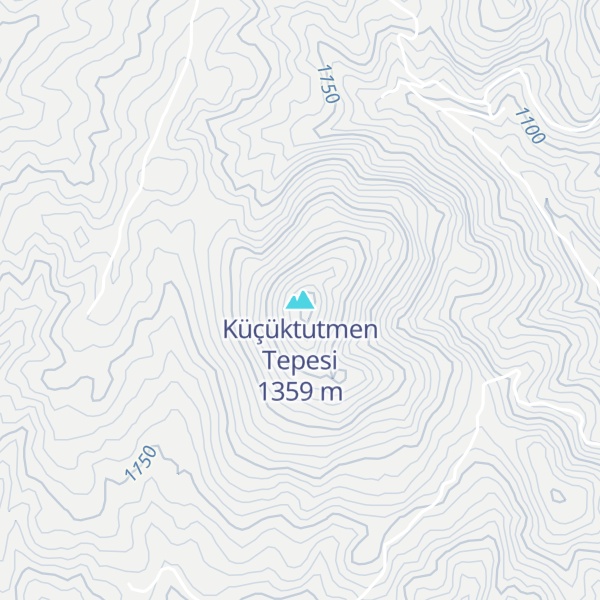 Map of Küçüktutmen Tepesi