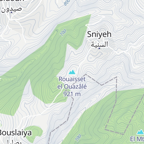 Map of Rouaïsset el Ouazâlé
