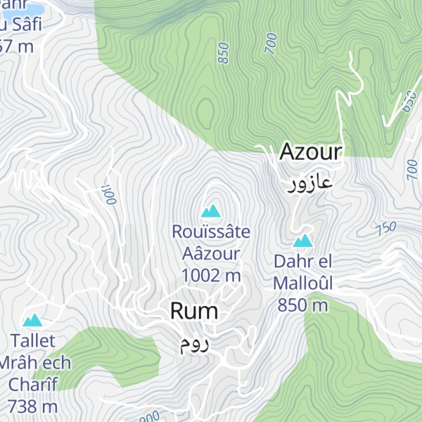 Map of Rouïssâte Aâzour