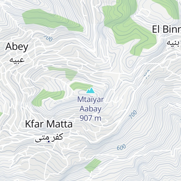 Map of Mtaïyar Aabay