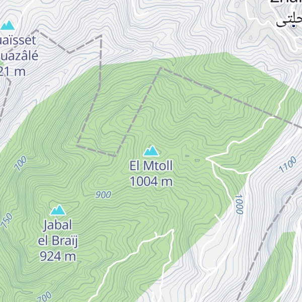 Map of El Mtoll