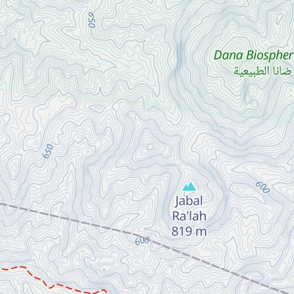 Map of Jabal Fatimah