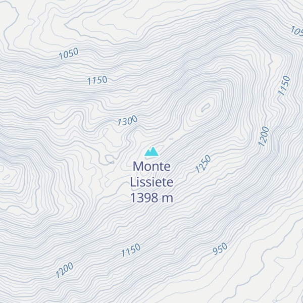Map of Monte Lissiete