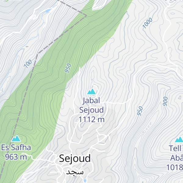 Map of Jabal Sejoud