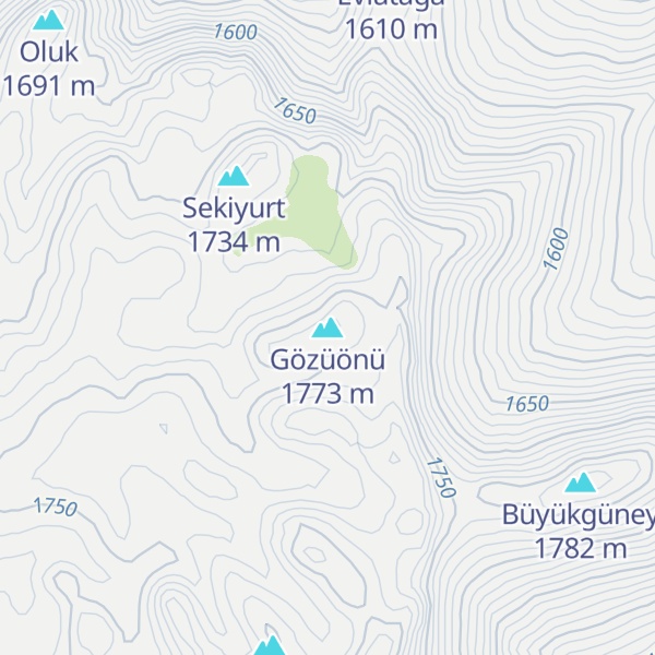 Map of Gözüönü