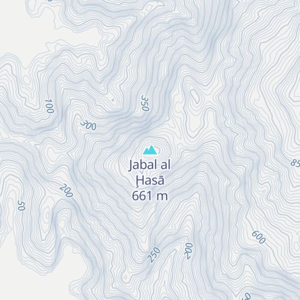 Map of Jabal al Ḩasā