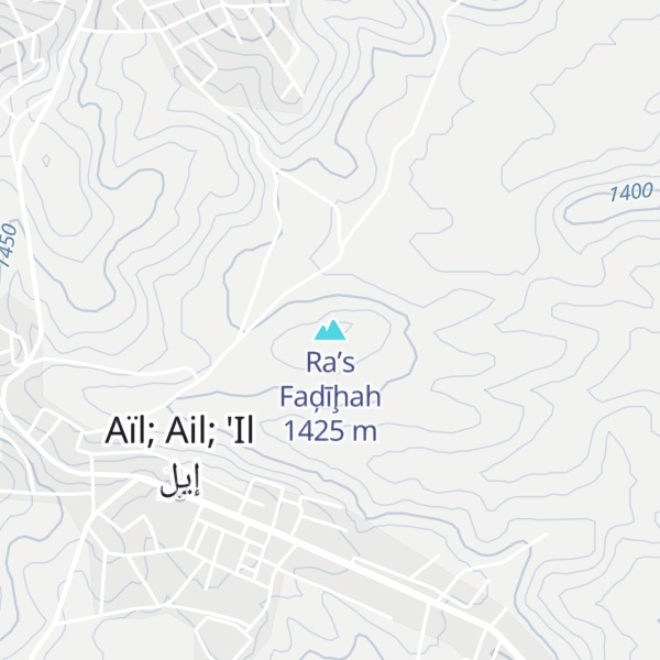 Map of Ra’s Faḑīḩah