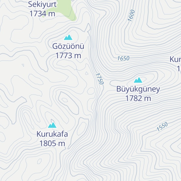 Map of Madazıgüney