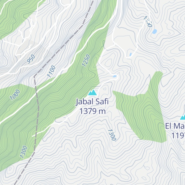Map of Jabal Safi