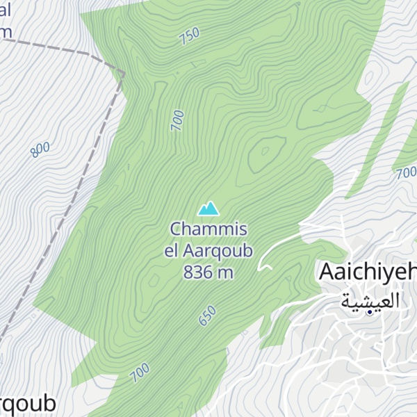 Map of Chammis el Aarqoub