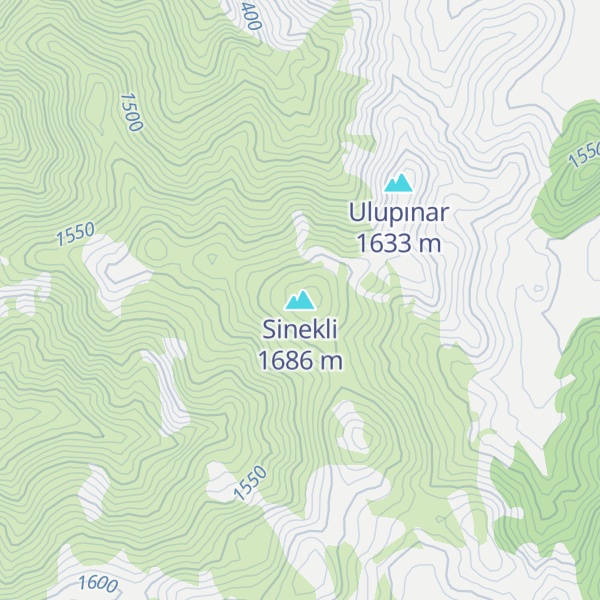 Map of Sinekli