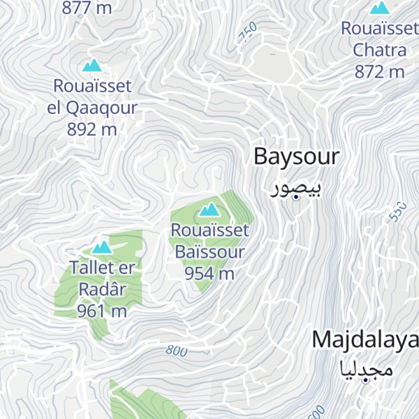 Map of Rouaïsset Baïssour