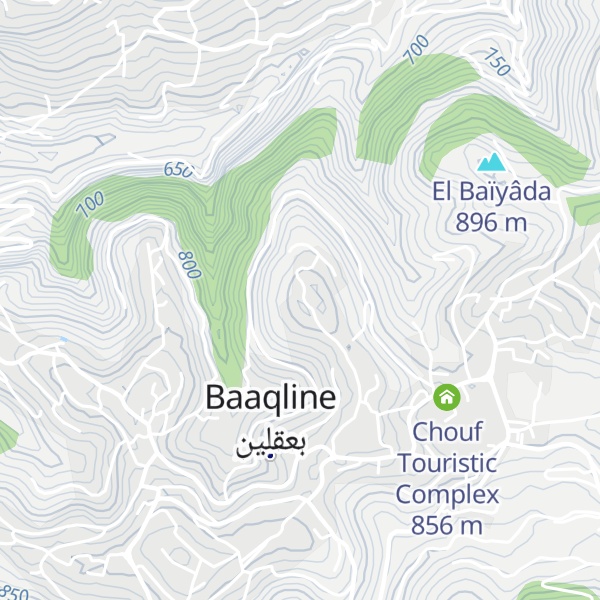 Map of Râs ej Jâmoûss