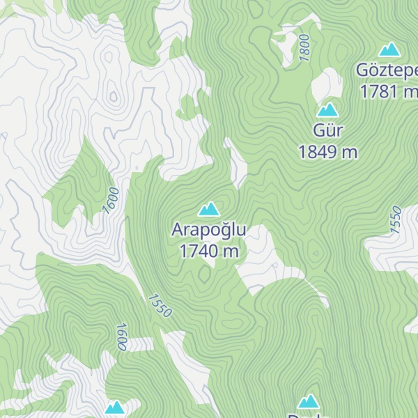 Map of Arapoğlu