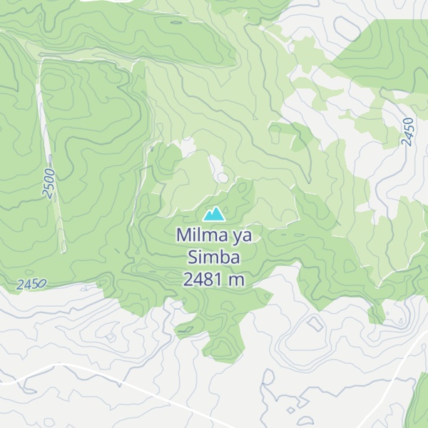 Map of Milma ya Simba