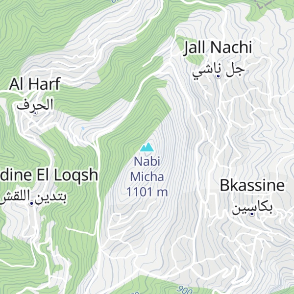 Map of Nabi Micha