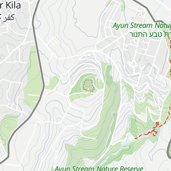 Map of Har Zefiya
