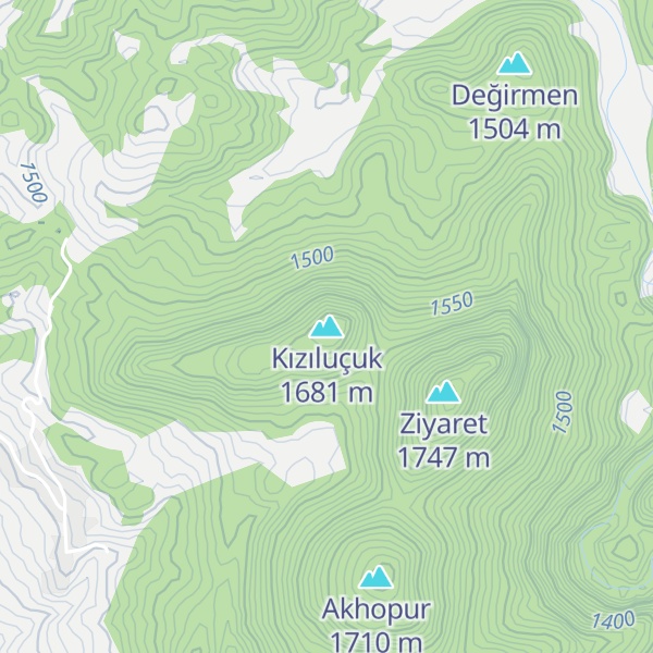 Map of Kızıluçuk