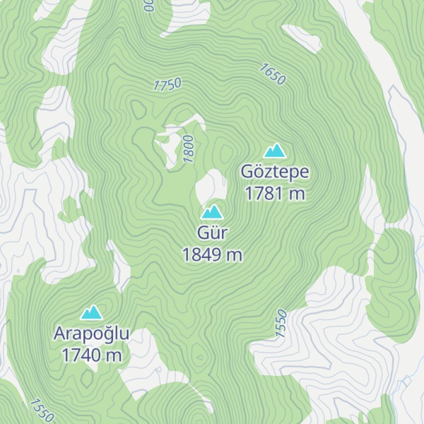 Map of Gür