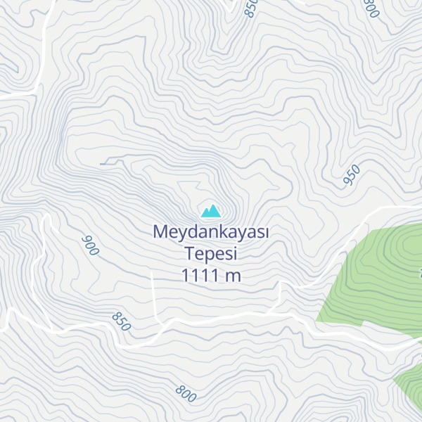 Map of Meydankayası Tepesi