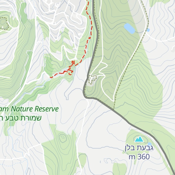 Map of Giv`at Qorah