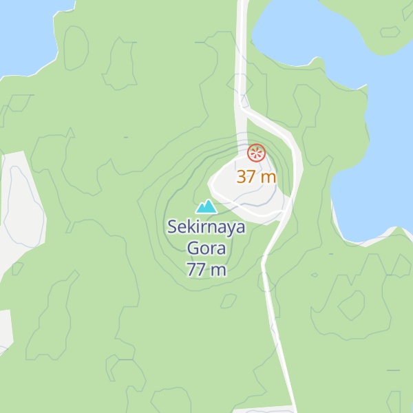 Map of Sekirnaya Gora