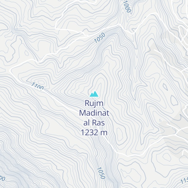 Map of Rujm Madinat al Ras
