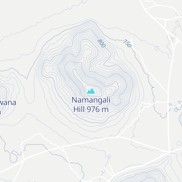 Map of Namangali Hill