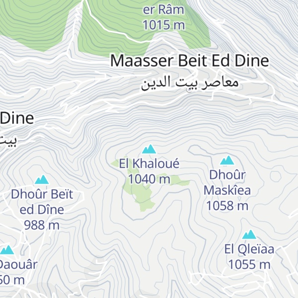 Map of El Khaloué