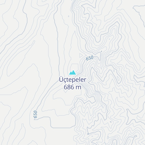 Map of Üçtepeler