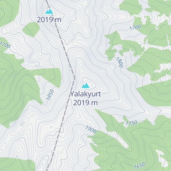 Map of Yalakyurt