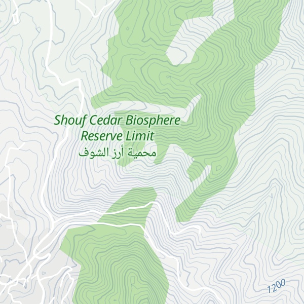 Map of Hroûf ed Douaïnât