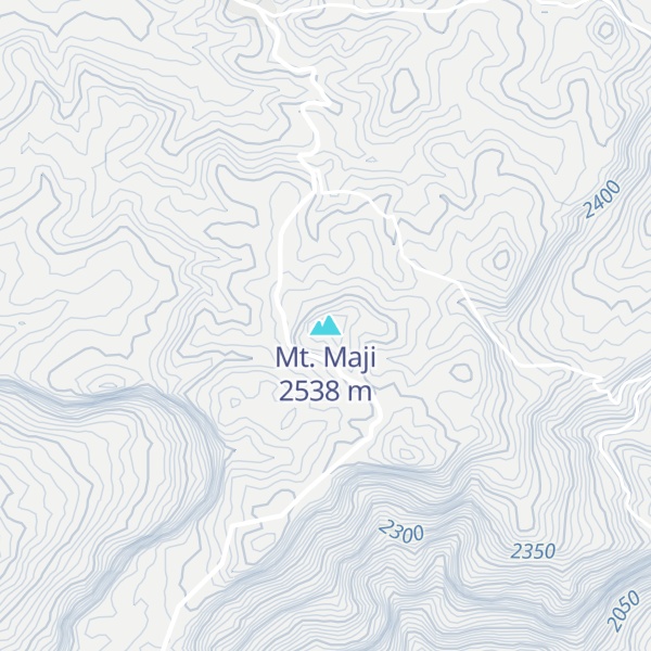 Map of Mt. Maji