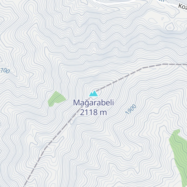 Map of Mağarabeli