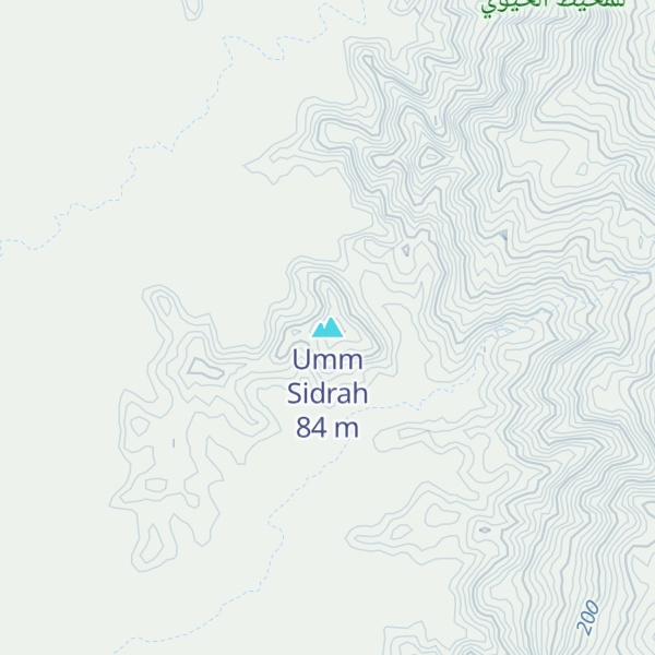 Map of Umm Sidrah