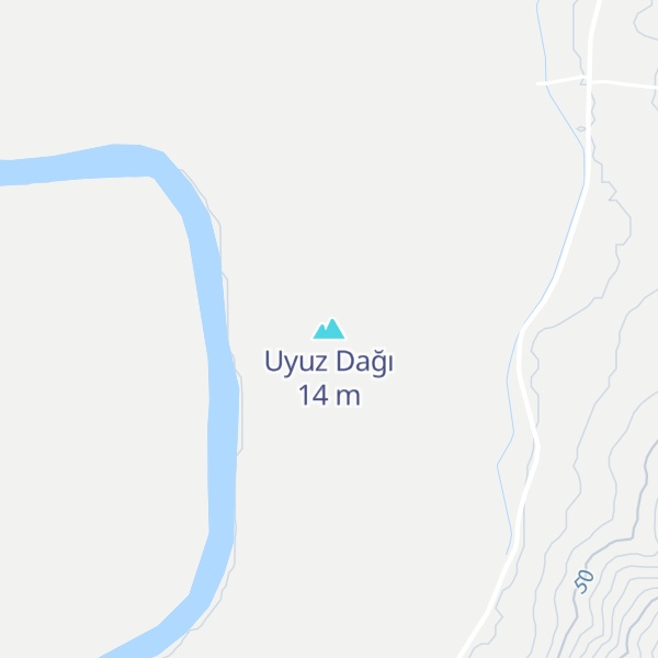 Map of Uyuz Dağı