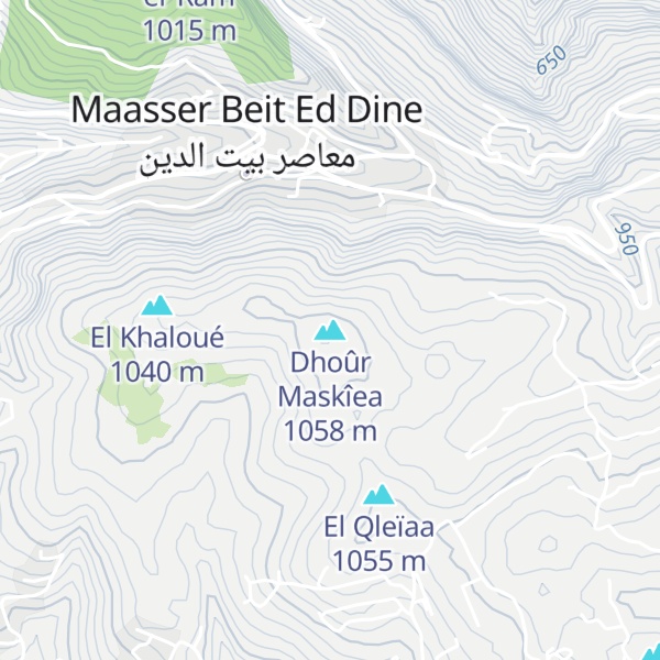 Map of Dhoûr Maskîea
