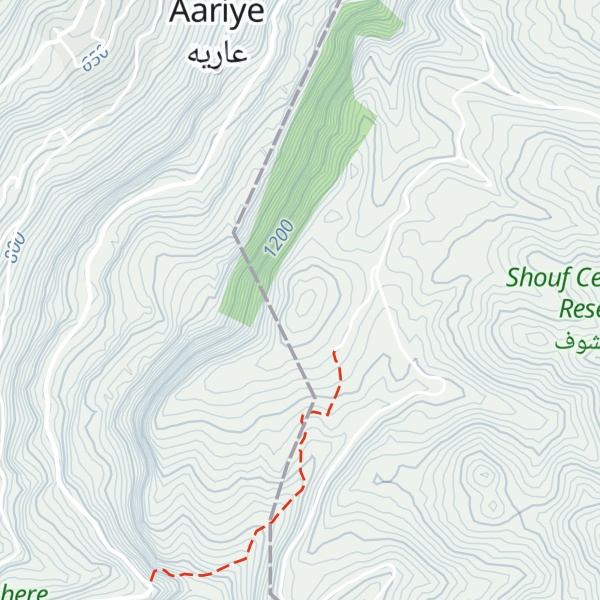 Map of Chouâr Batoun