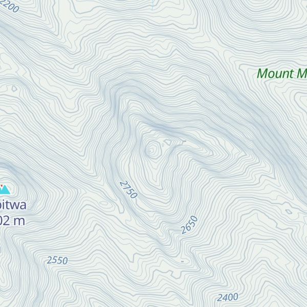 Map of Nakodzwe Peak