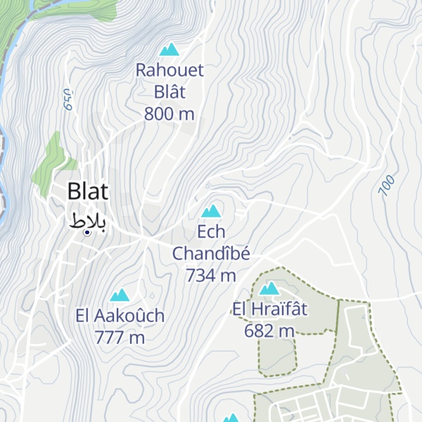Map of Ech Chandîbé