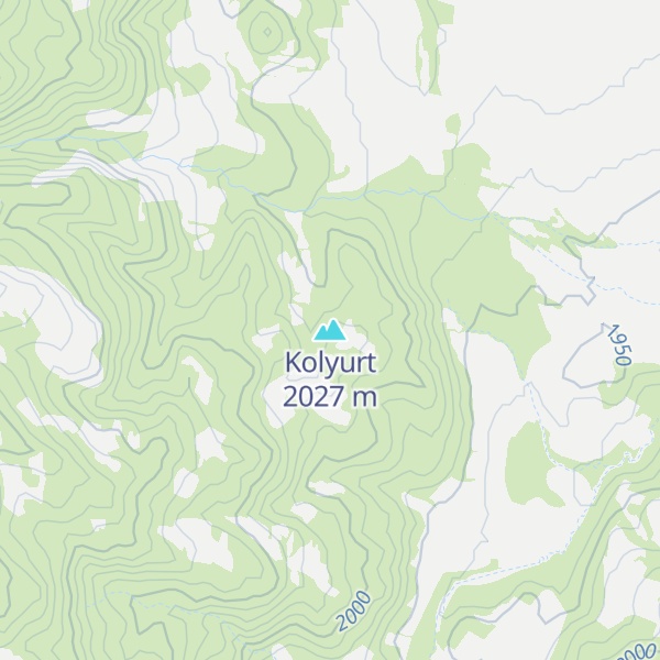 Map of Kolyurt