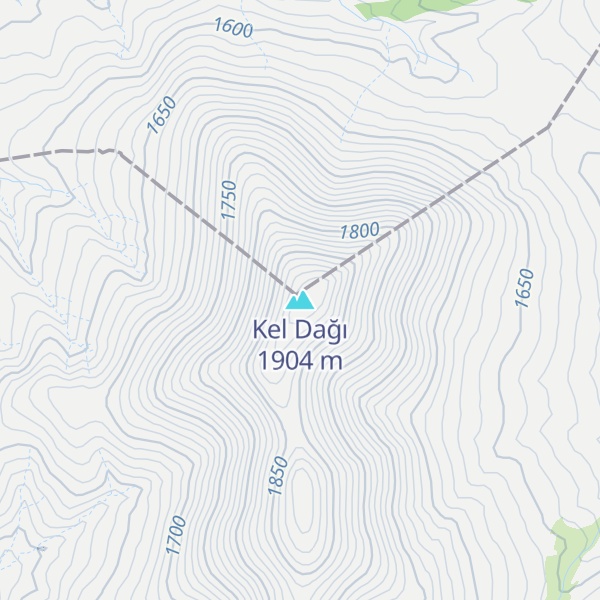 Map of Kel Dağı
